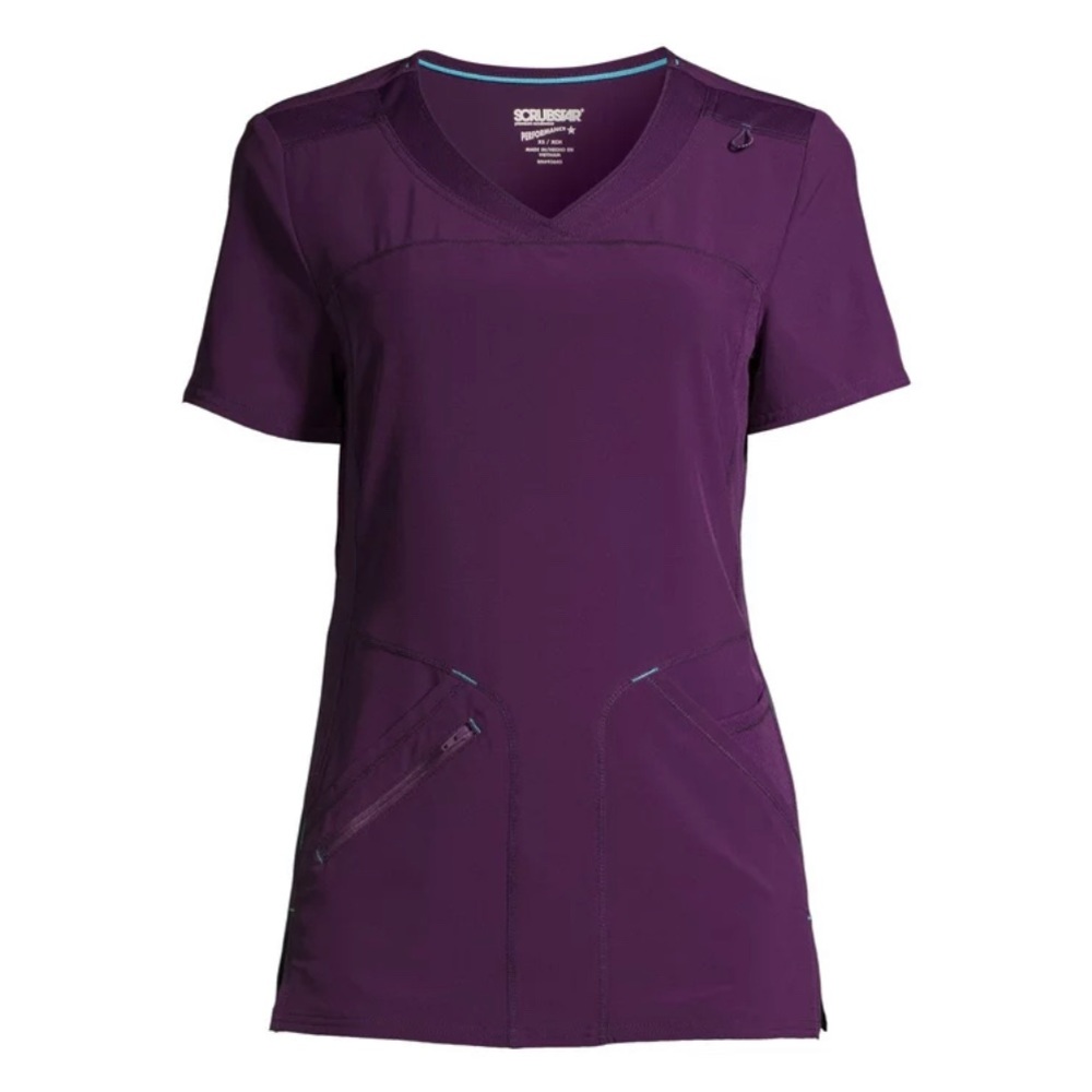 SET scrubstar Women Antimicrobial Performance Yoga Scrub Pants & V-neck Top